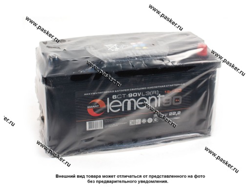 ELE 90-3-L Аккумулятор Smart ELEMENT 90Ач EN750 353х175х190 SALE