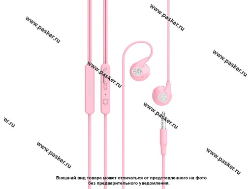 Наушники Devia D2 Ripple In-Ear Headphones Pink