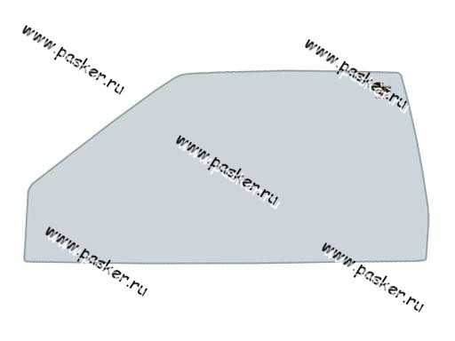 Стекло передней двери 2108 КМК GLASS правое VAZS0035