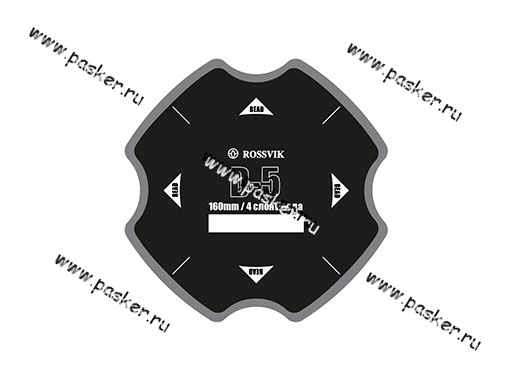 Пластырь корда диагональный Rossvik D-5 160мм