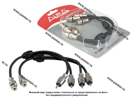RCA-BY11MKII Кабель RCA Y-коннектор 1мама/2папы 2ШТ бескислородная медь (OFC) AURA RCA-BY11MKII