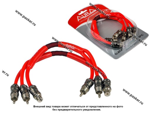 RCA-CY12MKII Кабель RCA Y-коннектор 1мама/2папы 2ШТ бескислородная медь (OFC) AURA RCA-CY12MKII