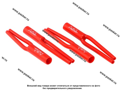 RCA-Y11R АУДИО Кабельный ПВХ разветвитель "штаны" 11мм красный AURA RCA-Y11R SALE