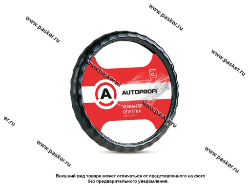 Оплетка на руль AUTOPROFI AP-265 BK (XL) черная