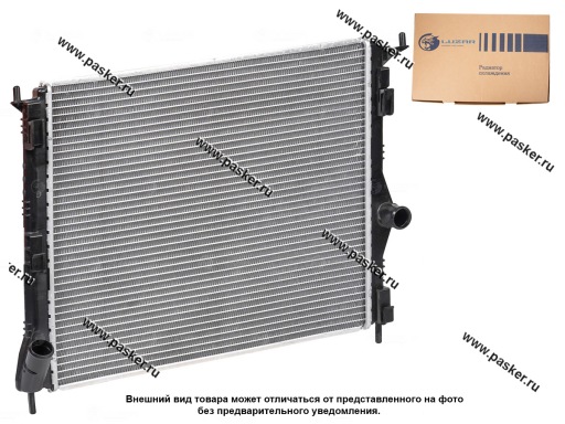Радиатор LADA Largus 12- Renault Logan 08- 1.4i 1.6i MT LUZAR паяный LRc 0908