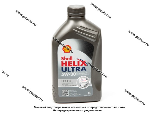 Масло SHELL  5W30 HELIX ULTRA ECT C3 LL-04 GM dexos2 MB 229.51/229.31 1л син 550049781/550046369