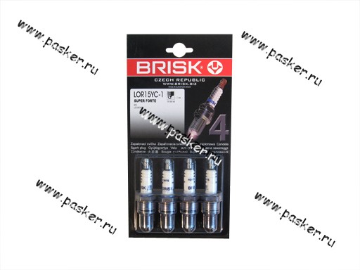 Свечи BRISK 2108-10 LOR15YC-1-J SUPER FORTE 8 кл инжектор с медным электродом