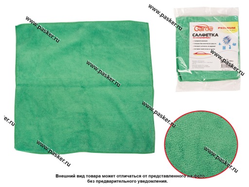 Салфетка микрофибра Garde 40х40см Premium MF40401P 1шт