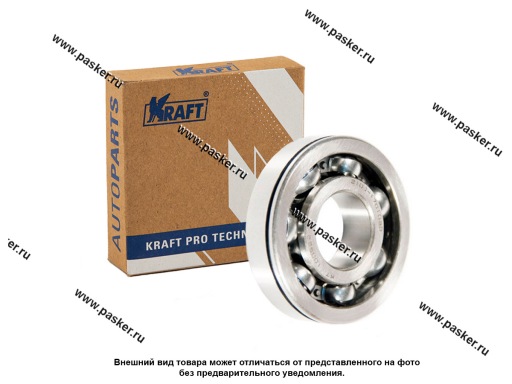 Подшипник КПП вторичного вала 2101-07 KRAFT 100522 50306/6306N