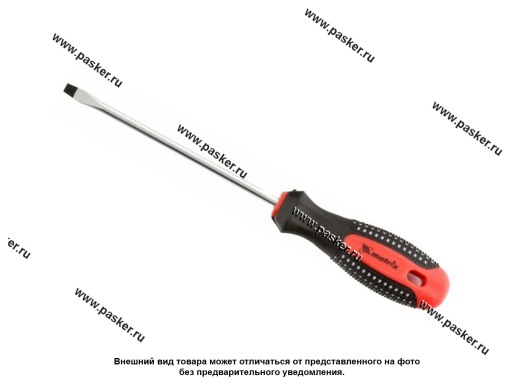 Отвертка шлицевая 4*100 3к рукоятка anti slip Fusion Matrix 11412