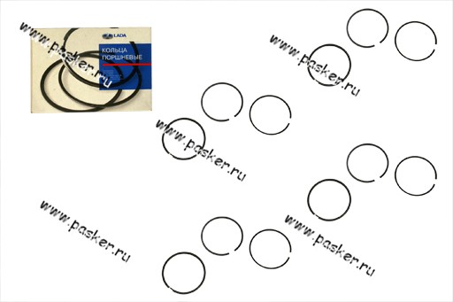 Кольца поршневые 79,8 АвтоВАЗ хром