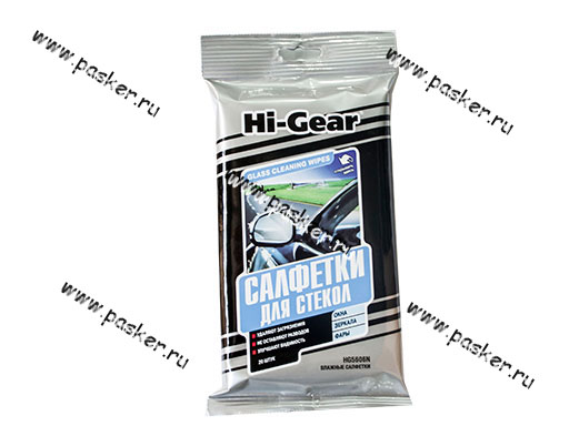 HG5606N Салфетки влажные HI-GEAR 5606 для стекол