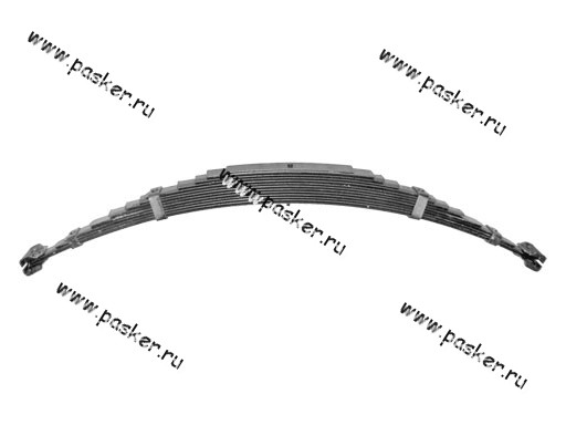 Рессора УАЗ-452-2902012-04 13 листов передняя,задняя ЧМЗ