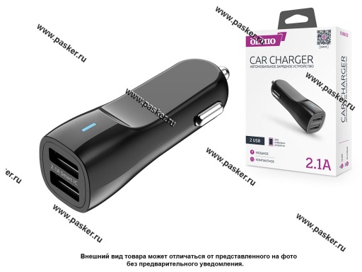 038633 Разветвитель прикуривателя на 2 USB OLMIO 038633