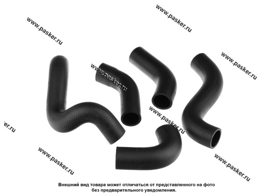 LECAR024071802 | 33020-1303010-88 Патрубки радиатора Газель 3302 с дв. Крайслер 5шт LECAR