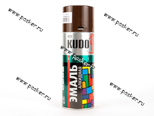 Краска Коричневая KUDO KU-1012 520мл аэрозольная
