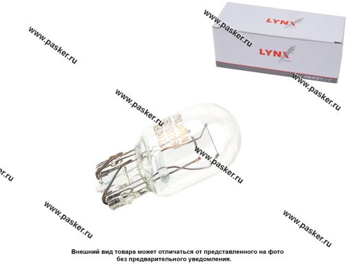 L15621 Лампа 12V21/5W T20 W3X16q LYNXauto L15621