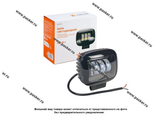 Фара светодиодная прямоугольная 27W 12/24V AIRLINE четкая световая граница ALED014