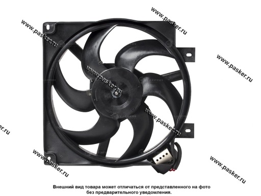 Мотор вентилятора 1117 Калина LUZAR с кожухом и резистором LFK 0118