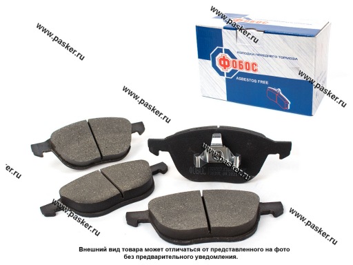Колодки тормозные Ford Focus 2 передние ФОБОС F1633L