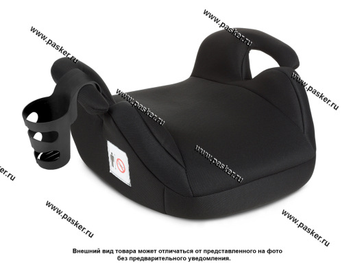 Кресло детское SIGER Бустер Лео от 22-36кг черное