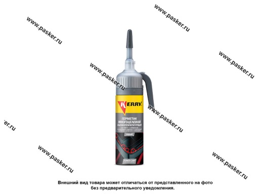 Герметик Kerry KR-143-3 100мл высокотемпературный силиконовый серый RTV с автоподачей