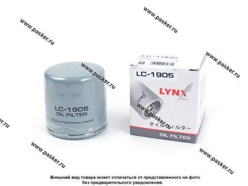 Фильтр масляный Chevrolet Aveo Cobalt Gentra Spark LYNXauto LC1905