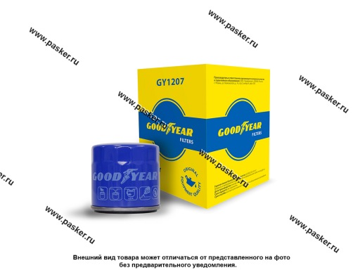 GY1207 | 2630002500 Фильтр масляный Kia Infiniti Mazda Nissan Renault Subaru Goodyear GY1207