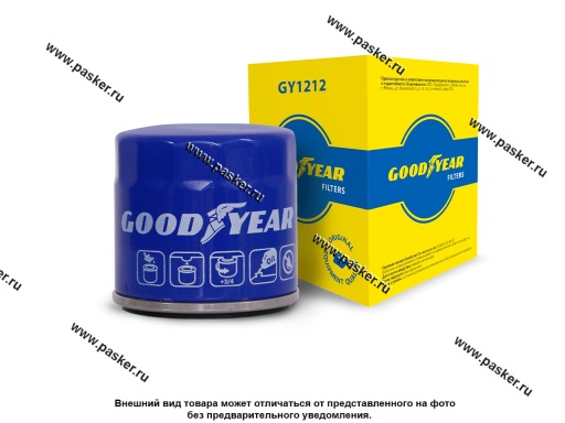 GY1212 | 08922-02003 Фильтр масляный Gelly Peugeot Toyota Goodyear GY1212