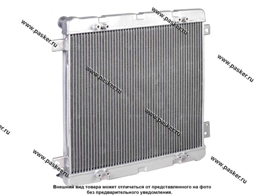 Радиатор Газель Бизнес LUZAR дв Cummins универсальный тип Прамо алюминиевый LRc 03028b