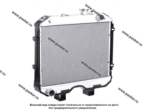 LRc 03608 | 31608-1301010-02,31608-13 Радиатор УАЗ-3909 3741 LUZAR дв УМЗ-421 паяный алюминиевый LRc 03608