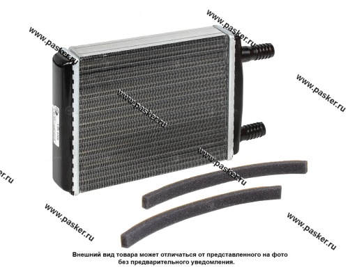 Радиатор печки ГАЗ 3302 ГАЗель LUZAR с 2003 алюминиевый 18мм  LRh 0306