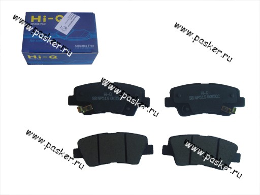 Колодки тормозные KIA Sportage 08- Soul Opirus Optima Hyundai Tucson 08- задние SANGSIN SP1239