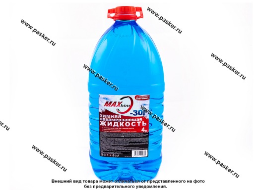 Жидкость незамерзающая  MAXHIM 4л до -30 упаковка ПЭТ MH1130