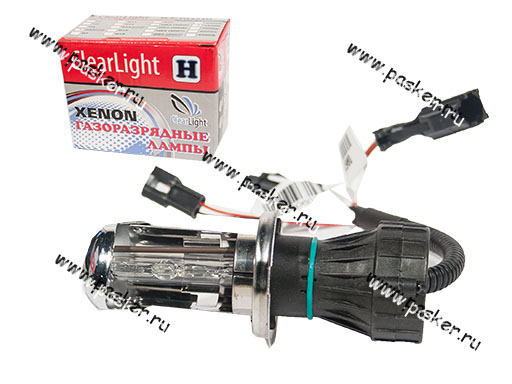 Лампа ксенон H4 ClearLight ближний/дальний 4300K