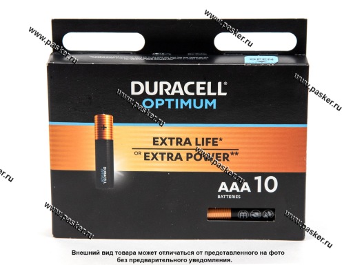 Батарейка DURACELL LR03 ААА BL-10 Optimum