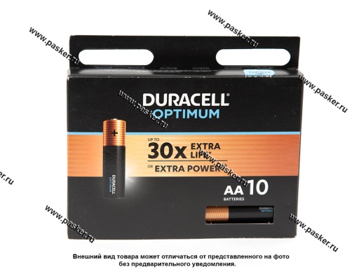 Батарейка DURACELL LR6 AA BL-10 Optimum