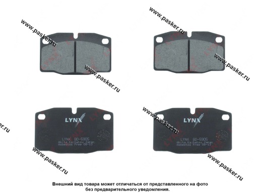 Колодки тормозные Daewoo Nexia до 2000г 1.5 передние LYNXauto BD5905