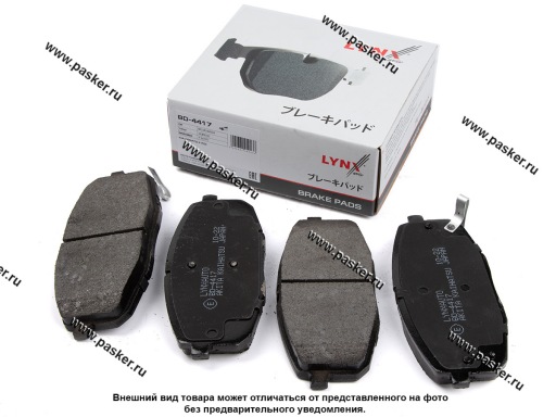Колодки тормозные KIA Ceed Hyundai I30 передние LYNXauto BD4417