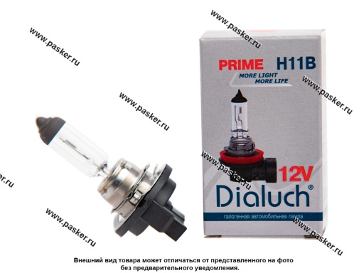 Лампа галоген 12V H11B 55W PGJY19-2 DiaLuch Prime