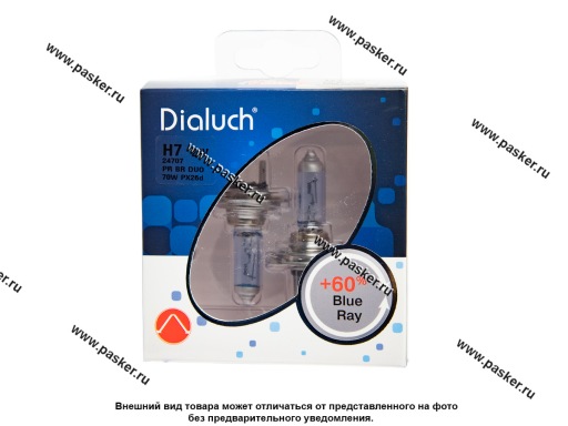 24707PR BR Лампа галоген 24V Н7 70W PX26d DiaLuch Prime +60%