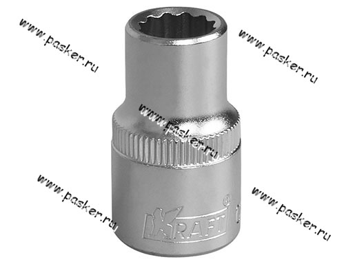 Головка торцевая 11 1/2 короткая 12-гранная KRAFT KT 700344