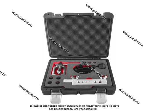 Инструмент для развальцовки трубок 4-14мм 10 предметов Thorvik DFTS10