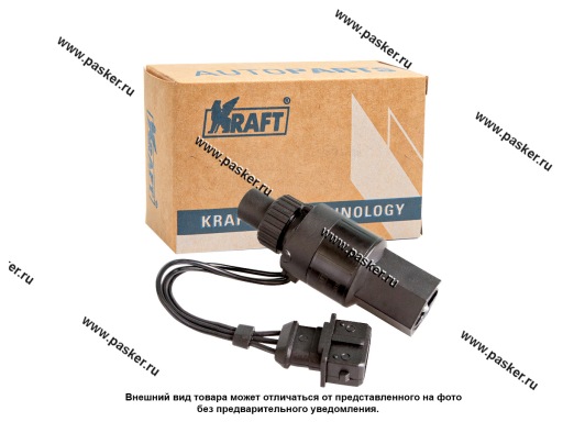 Датчик скорости 2108-10 KRAFT 301.3843 6 импульсный с проводом плоский разъем 104816