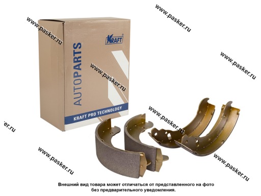 KT 091358 | 3302-3502090 Колодки тормозные Газель Соболь задние KRAFT 091358