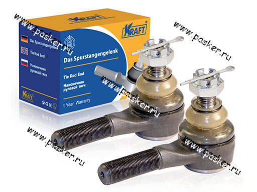 Рулевой наконечник 2101-07 2121 KRAFT короткие 032279