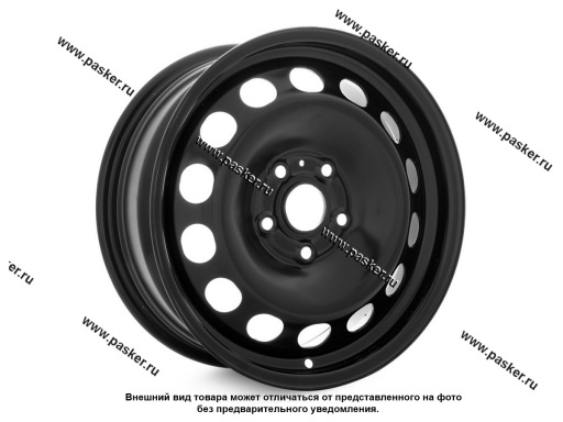 Диск колесный 16/6,5J/5*112/ET46/d57,1 Magnetto Skoda Octavia Black 16005 AM