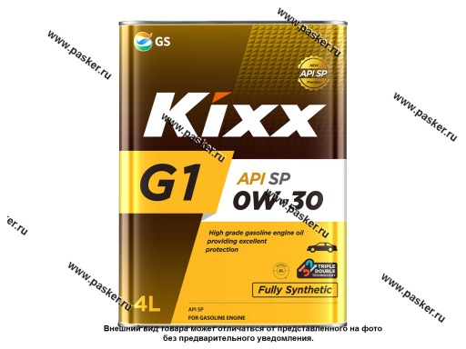 Масло KIXX  0W30 G1 API SP 4л син
