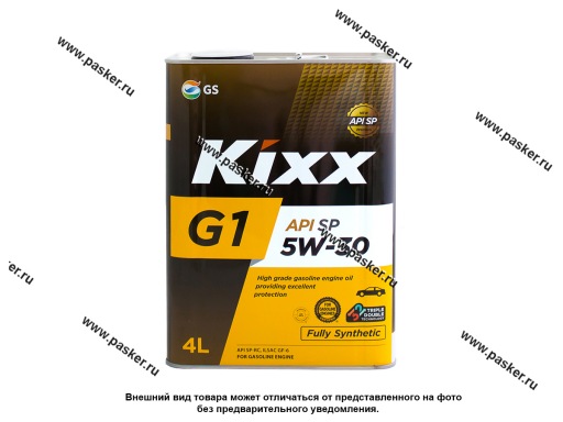 Масло KIXX  5W30 G1 API SP ILSAC GF-6A 4л син