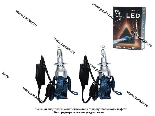 Лампа светодиод 12V 18W H7 PX26d Clearlight Performance 7500Lm 6000K